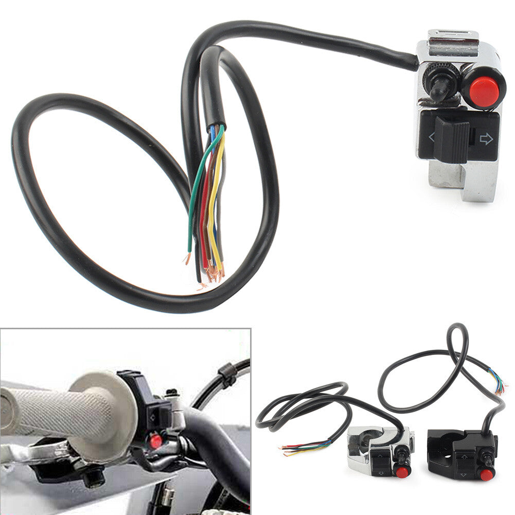 Motorcycle Switch Handlebar Mount Button Horn Turn Signal Fog Light Headlight