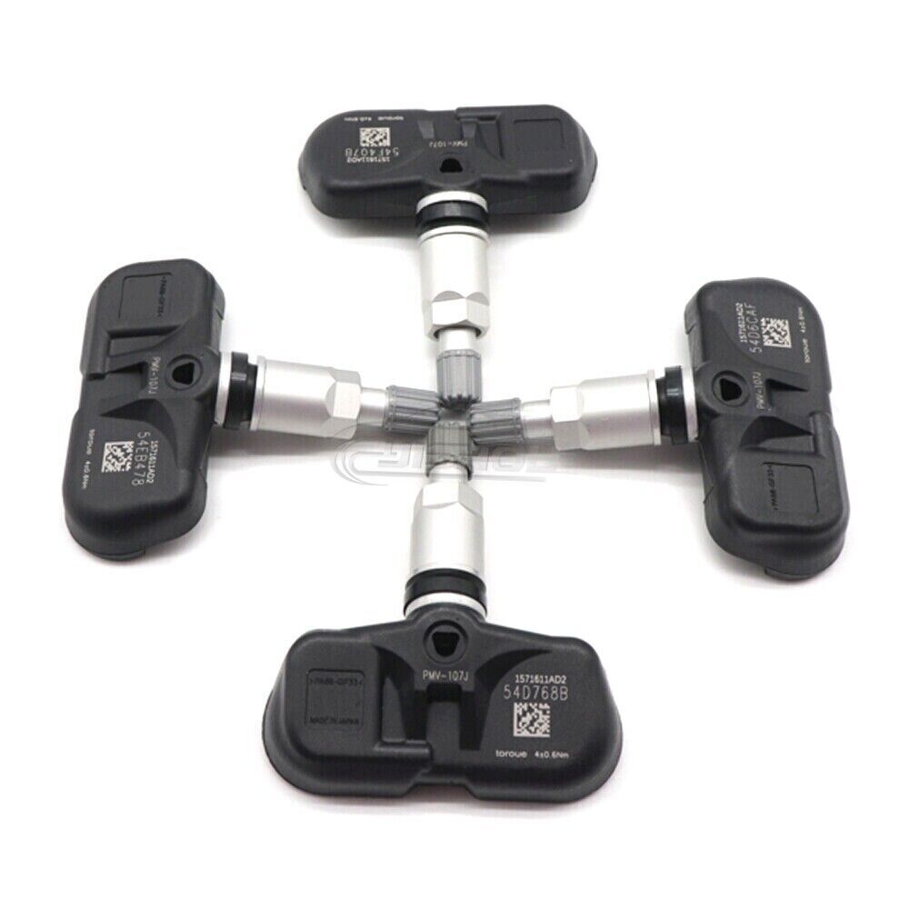 Set of 4 PMV-107J TIRE PRESSURE SENSOR TPMS 42607-33021 for Toyota for Lexus for Scion