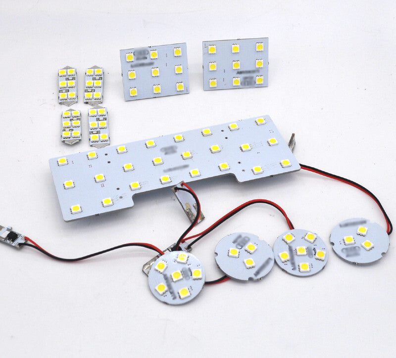 white 6000k panel LED Interior Dome map Light Kit Bulbs For 2008-2011 for Audi A4 B8
