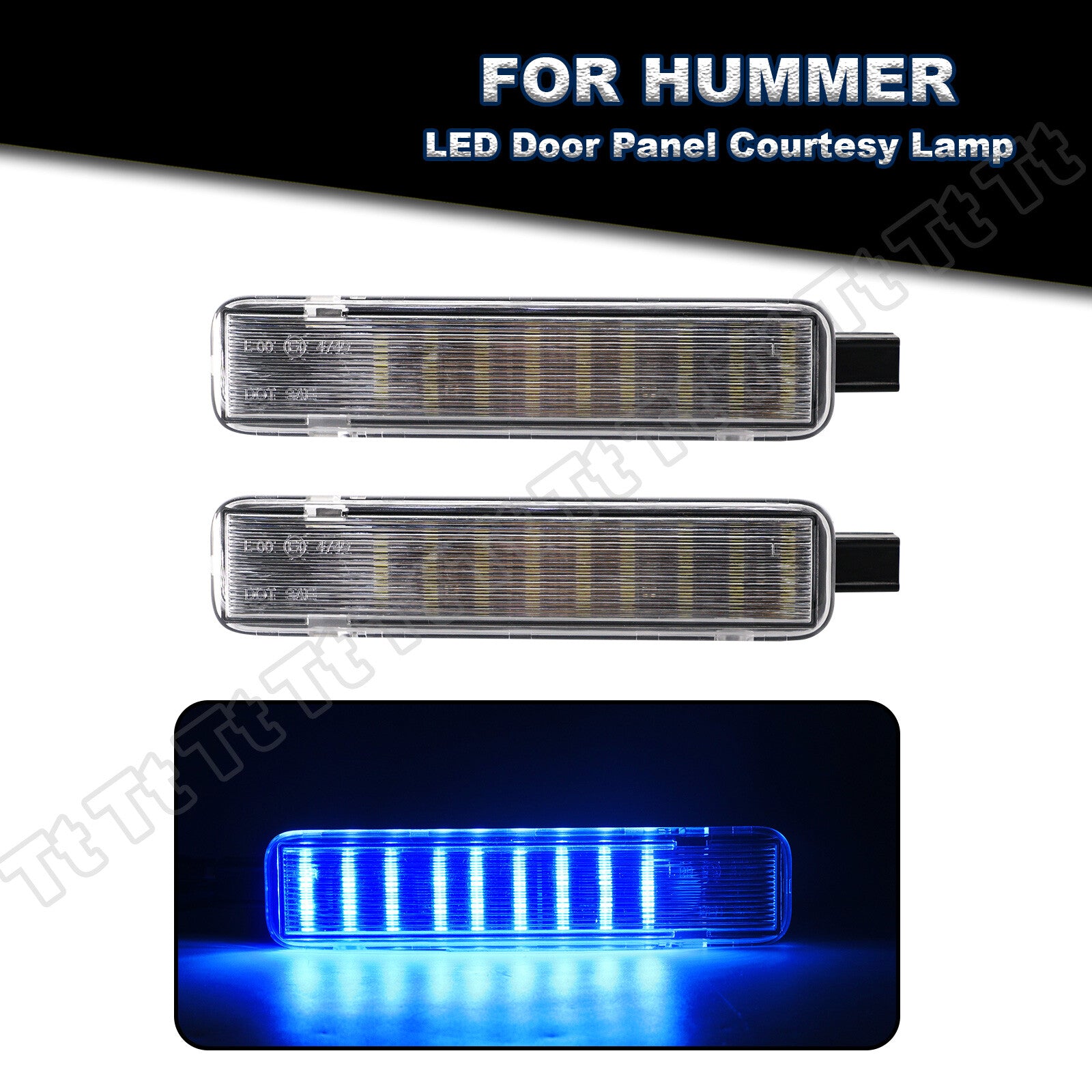 Four LED door panel courtesy lights are available for 95-07 for Chevrolet Silverado for GMC for Sierra C/K for Yukon .