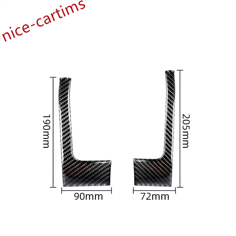 2¡ÁSoft Carbon Fiber Dashboard Speedometer Panel Trim Fit for Ford F150 2009-2014