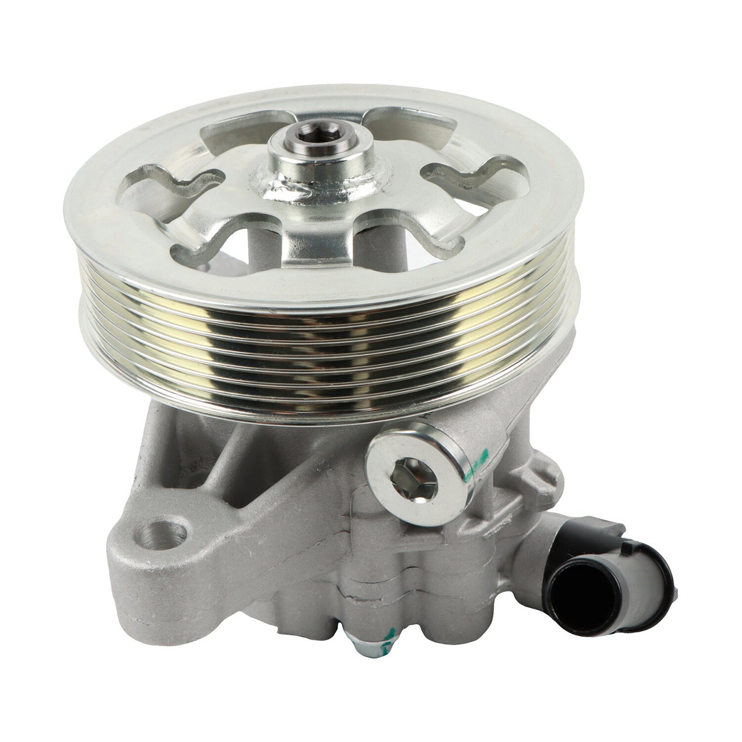 Power Steering Pump with Pulley for 2008 2009-2012 for Honda Accord L4 2.4L 21-5495