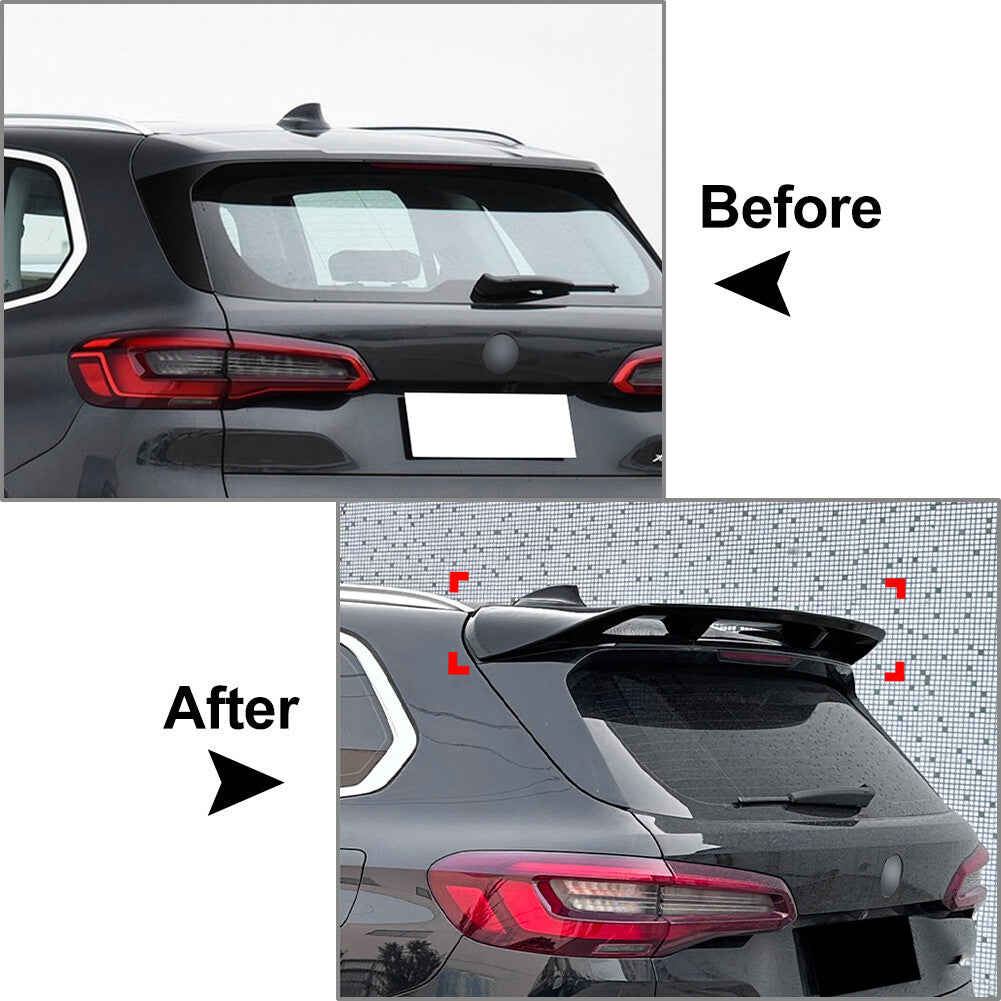 Rear Roof Window Top Spoiler Wing Lip for BMW X5 G05 SUV 2019-2024