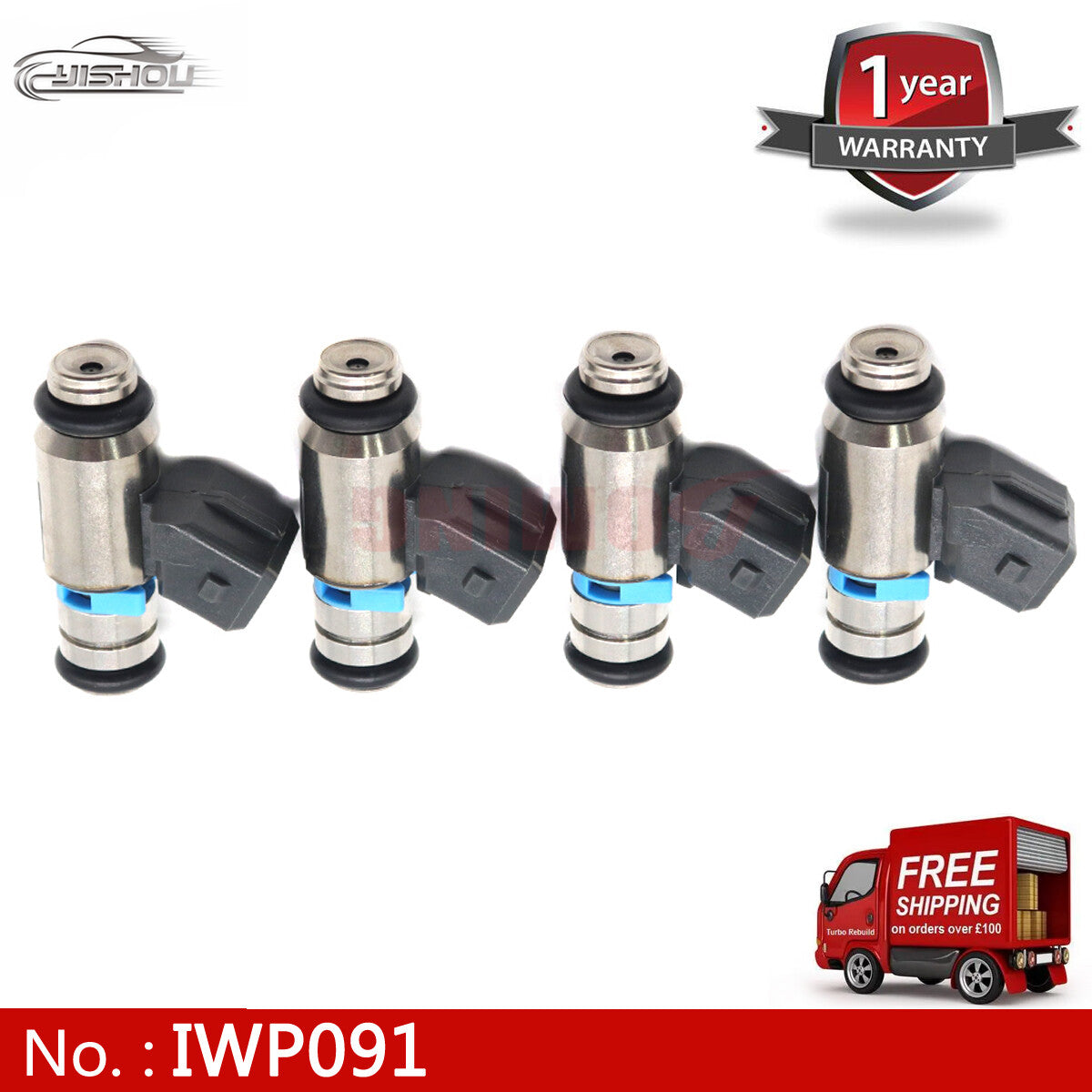 IWP-091 Kit Fuel Injectors for Volkswagen Seats, for Skoda Polo, Lupo Gti, Fabia, for Golf (New)