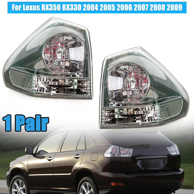 1 Pair Tail Light Rear Brake Lamp 81580-0E010 for Lexus RX350 RX330 2004-2009