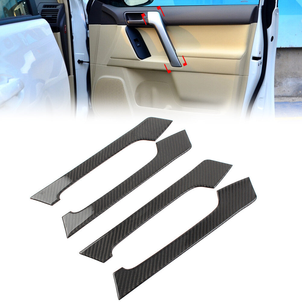 4 Pcs Interior Door Handle Trim Cover for Toyota for Land Cruiser Prado 2010-2018