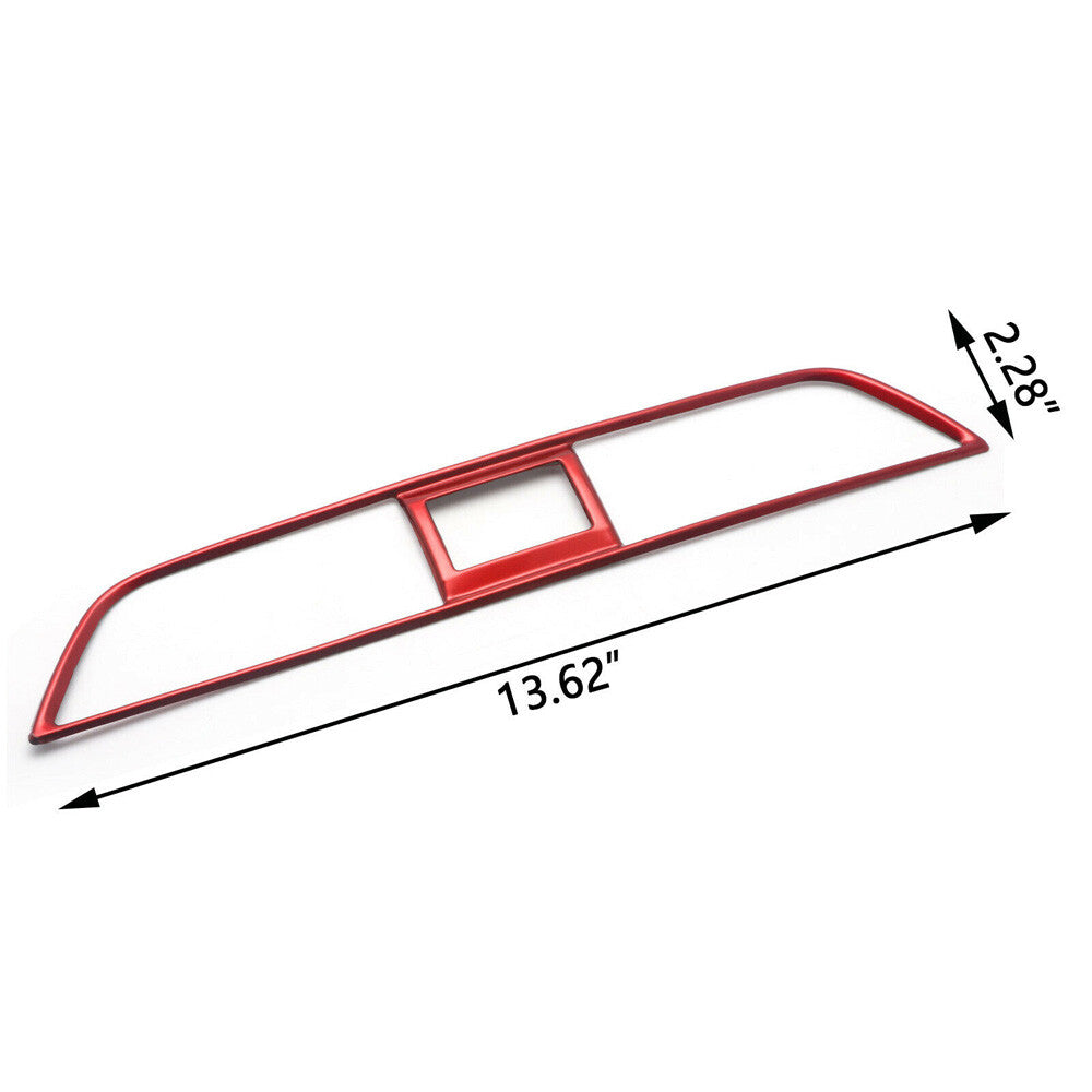 Red Stainess Interior Dashboard Air Vent Panel Cover Trim for Honda Accord 18-20