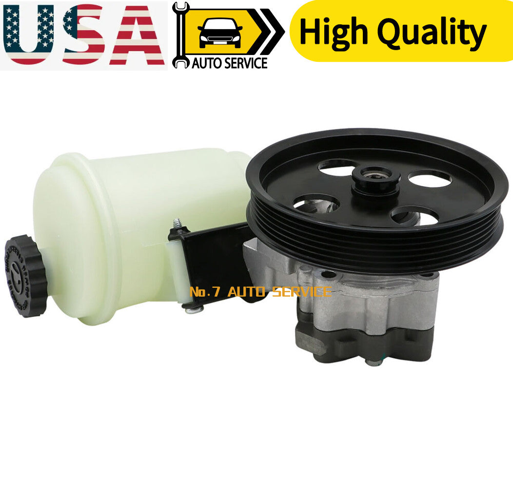 NEW Premium Power Steering Pump w/Pulley Reservoir For 2009-2010 for Dodge for Ram 1500