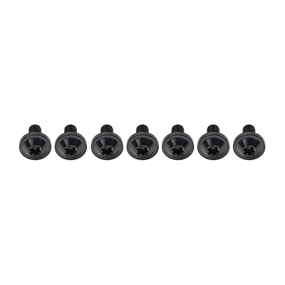 6x Alloy Bolts Truss Torx Head Screws M6x20mm For Bike Motorcycle black