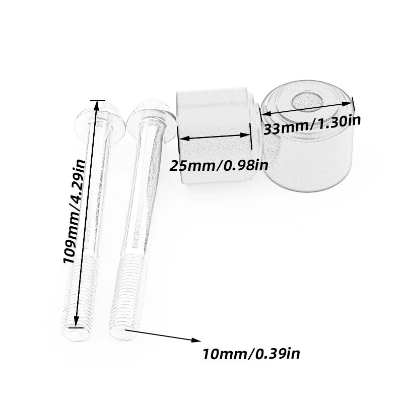 REALZION New Motorcycle Handlebar Riser Clamp Spacer Bar Mount lift for Triumph