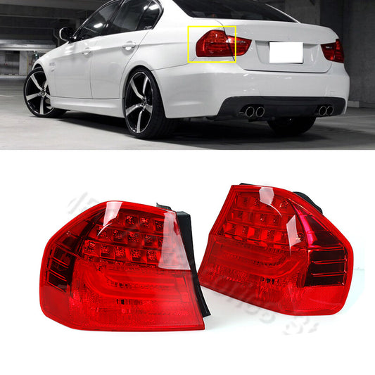 Pair Rear Tail Lights Stop LED Light for BMW 3 SERIES E90 2008-2011