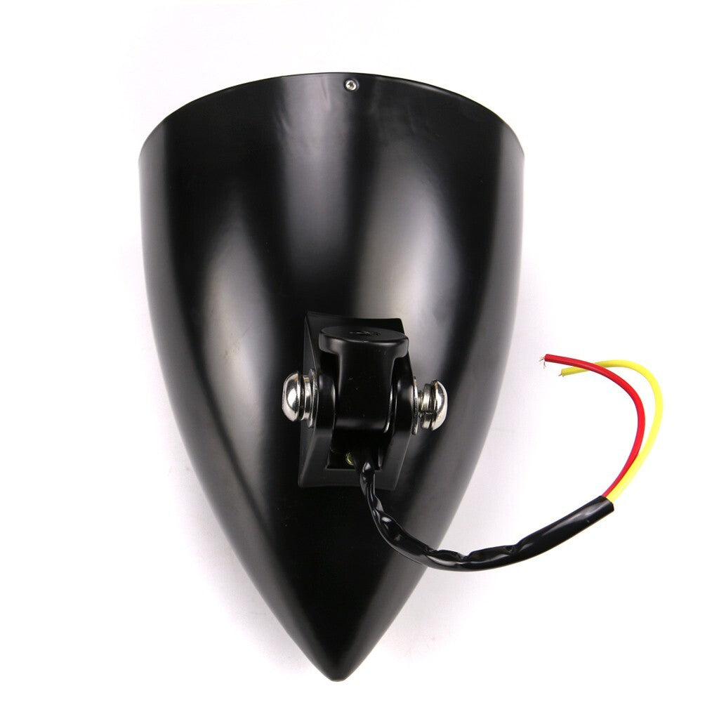 6-inch motorcycle black bullet headlight for FXSTSS/FXEF joysticks/softtails