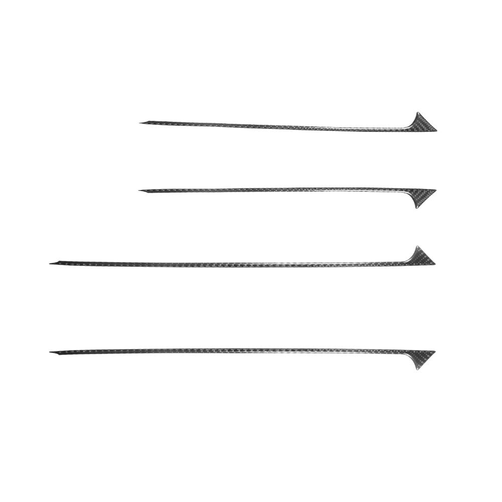 4X Carbon Fiber Door Panel Trim Panel for Mercedes R-Class 2009-2012