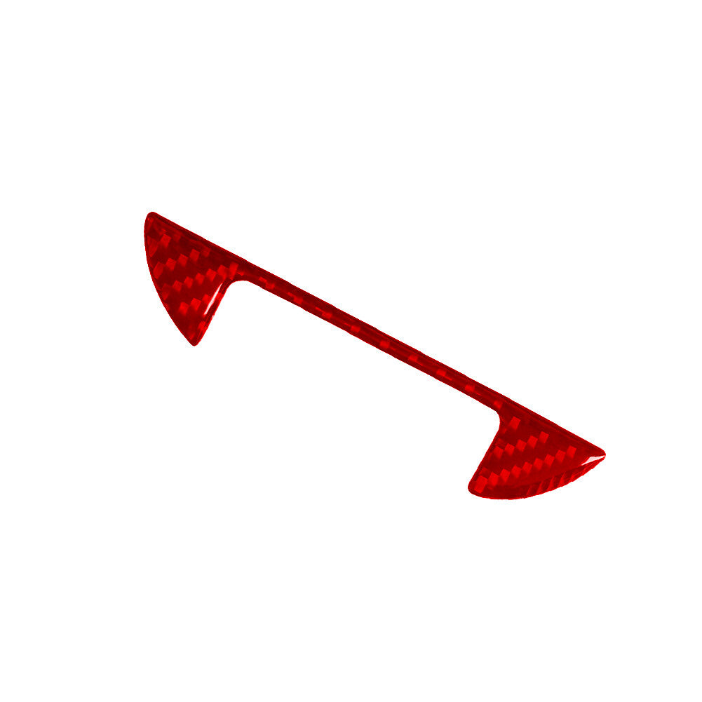 Red Carbon Fiber Below Shifter Console Trim for Land Rover Discovery Sport 15-19