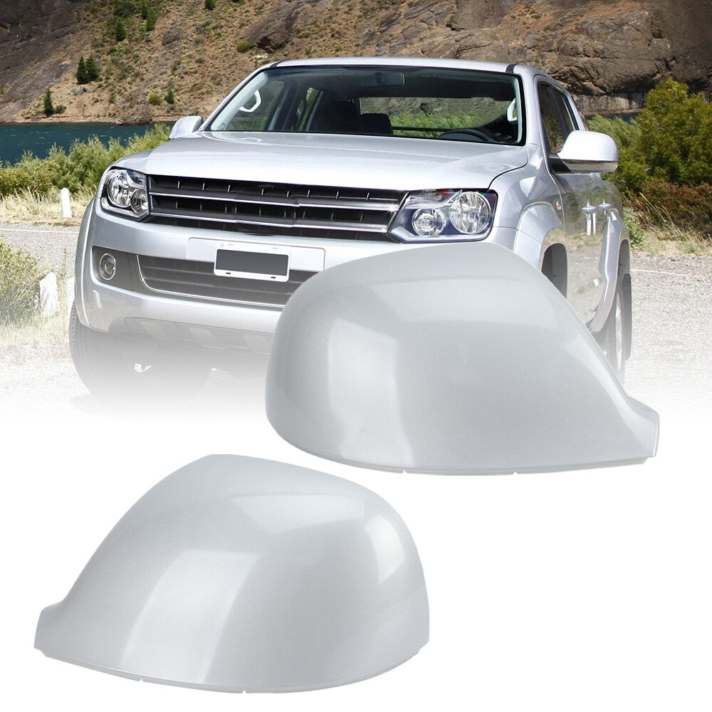 2¡Á F¨¹r for VW Transporter T5 T6 10-24 Amarok 10-20 Spiegel Geh?use L+R Silber Grau