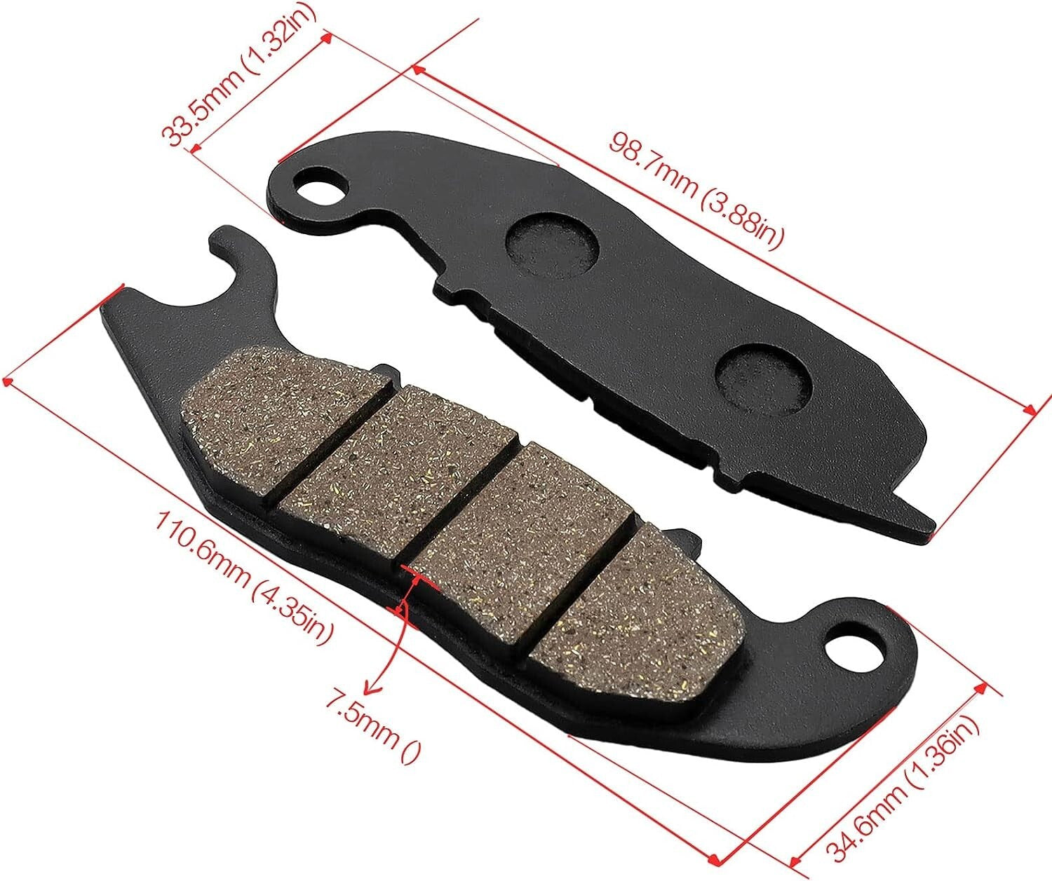 Front and Rear Brake Pads for HONDA 250 CRF RIEJU TANGO 50 125 250 2013-2015