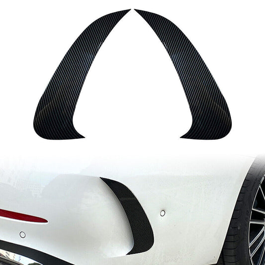 Rear Bumper Spoiler Canard Air Vent for Mercedes-Benz C-class W206 Carbon Fiber