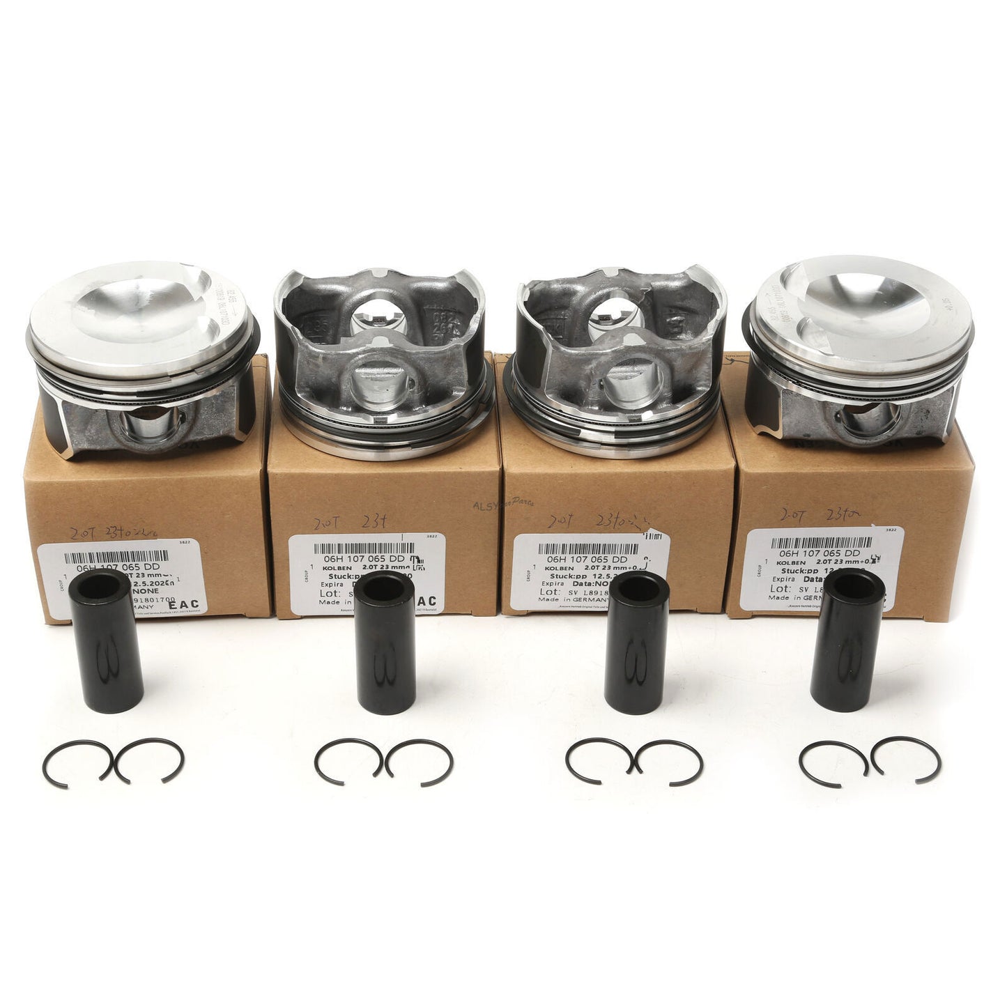 Engine Pistons  Rings Set +0.5mm 83mm / ¦µ23mm Oversized Set for VW for AUDI for SKODA