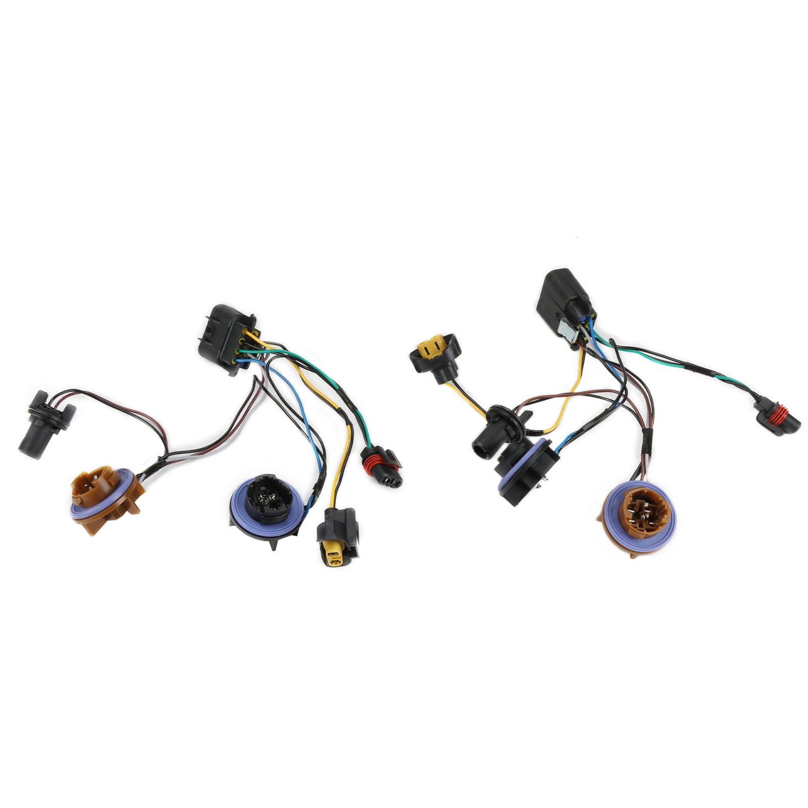 Set of 2 for Chevy 2007-2014 Suburban Tahoe Avalanche Headlamp Wiring Harness