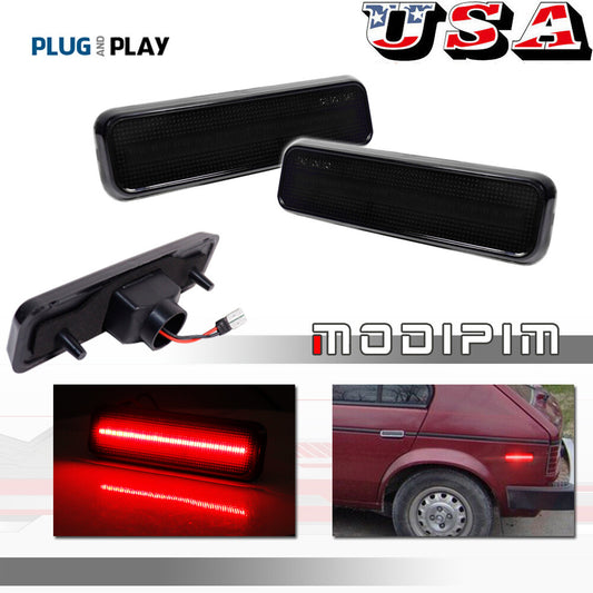 Smoke-red LED rear marker light for the for Plymouth Barracuda satellite, 1972-1974.
