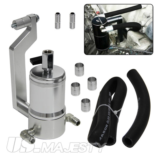 Oil Catch Can Tank w/ Z Bracket For 09-19 for Dodge for Challenger for RAM 1500 5.7L 6.4L SL