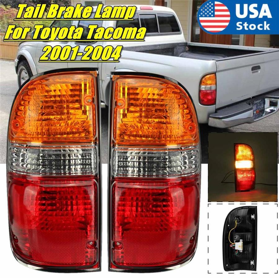 Pair Car Tail Light Brake Lamp 8155004060 TO2801139 for Toyota Tacoma 2001-2004