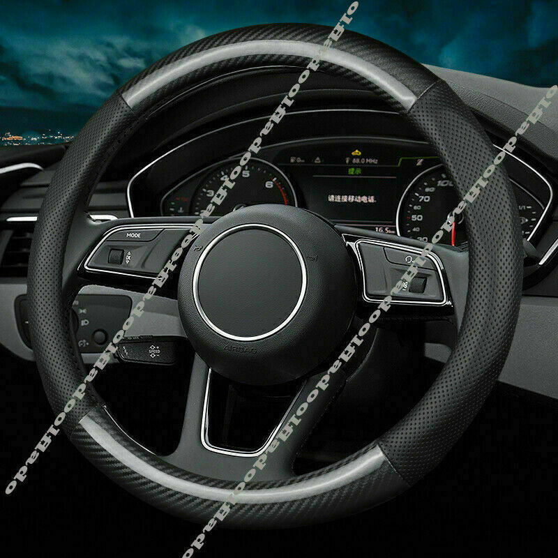 for Lexus UX RX NX for ES CT IS LX LS Carbon Fiber Steering Wheel Decor Cover Trim