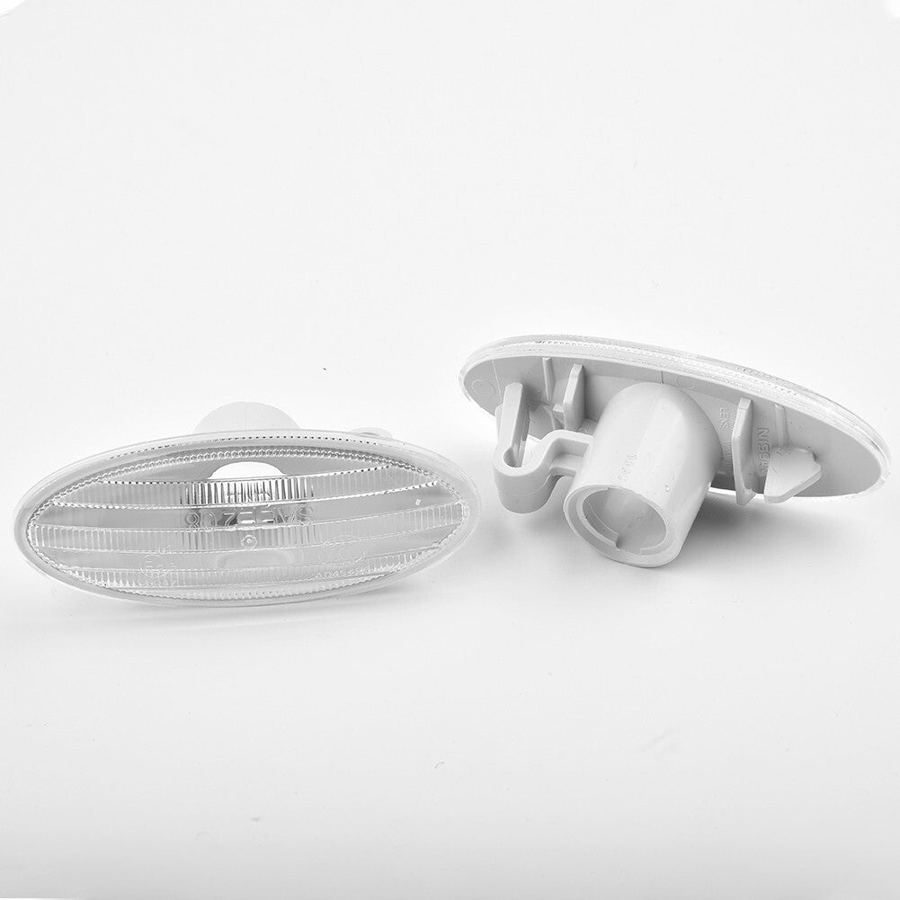 2pcs Car Side Turn Signal Light Cover for NISSAN MARCH III DUALIS 261608990A
