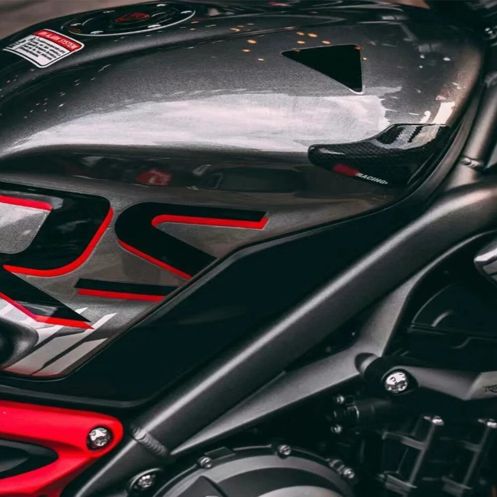 for Triumph Daytona Moto2 765 100% Carbon Fiber Fuel tank protection cover