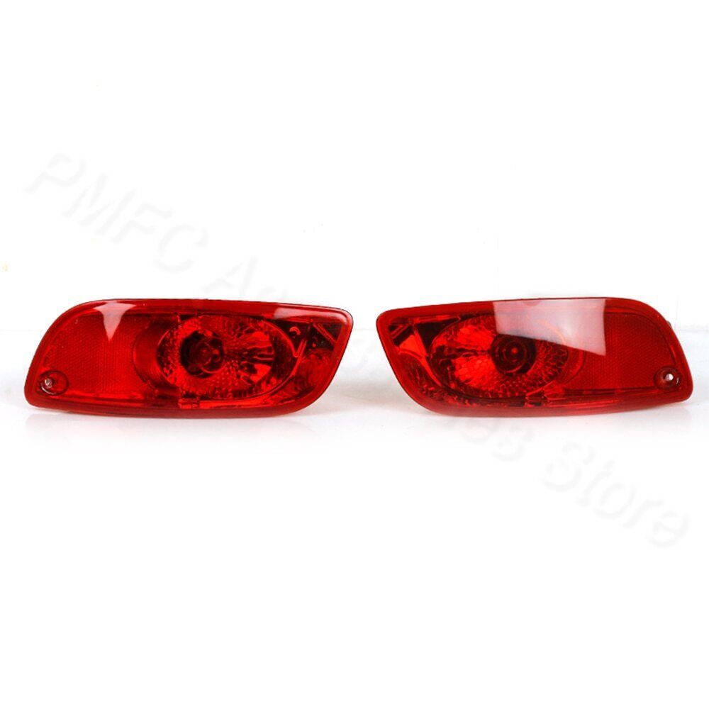 2Pcs Rear Bumper Reflector Brake Light 1Pair for Hyundai Santa Fe (CM) 2007-2009