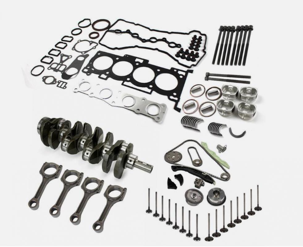 G4KE 2.4L Engine Overhaul Rebuild Kit Crankshaft Con Rods Timing Kit for Hyundai