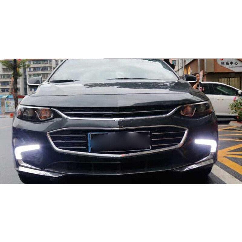 for Chevrolet Malibu 2016-2018 LED Daytime Running Light/Front Fog Lights DRL