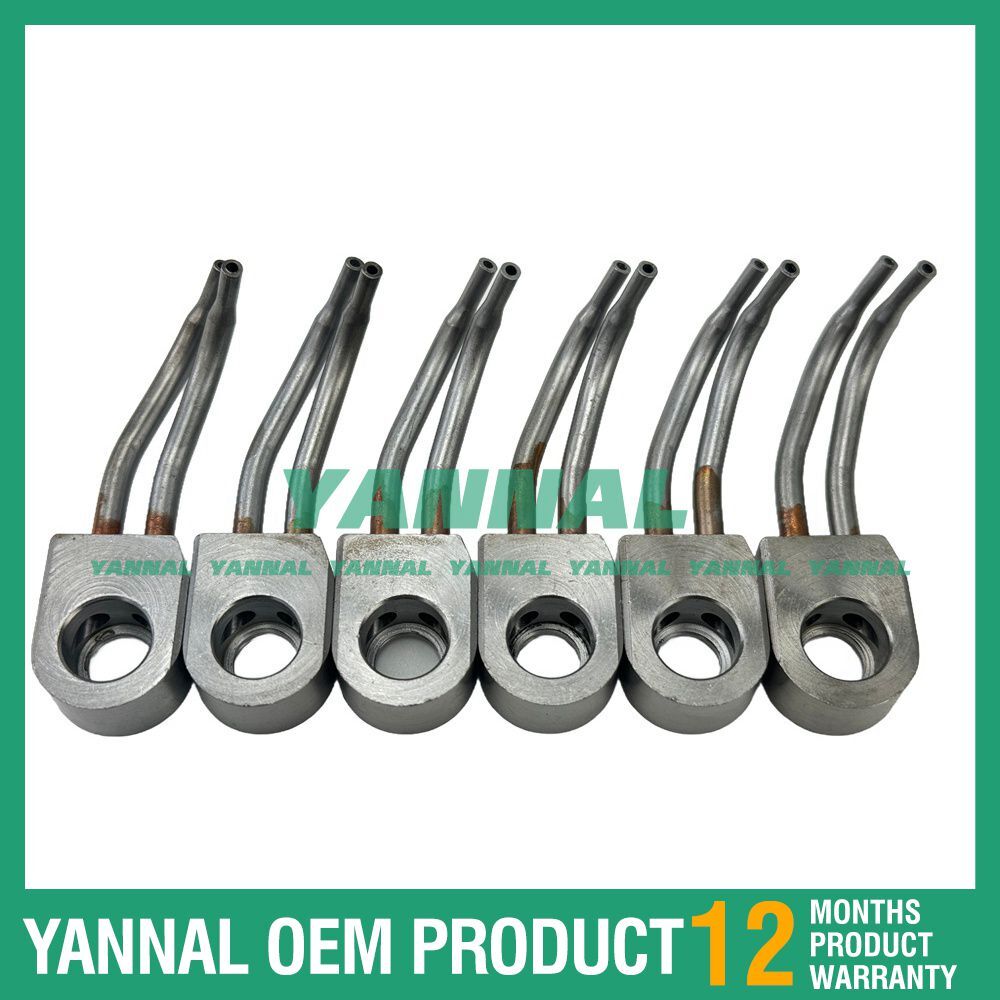 6-pack 2773076 168-4539 oil cooling nozzles suitable for Caterpillar C18 C16 C15 3406E