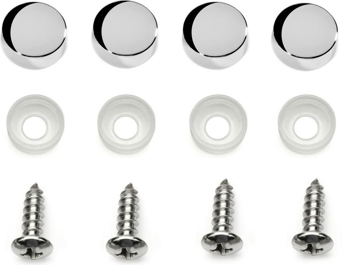 Bonnet rear license plate frame cap, rear trunk boot chrome anchor  for ford