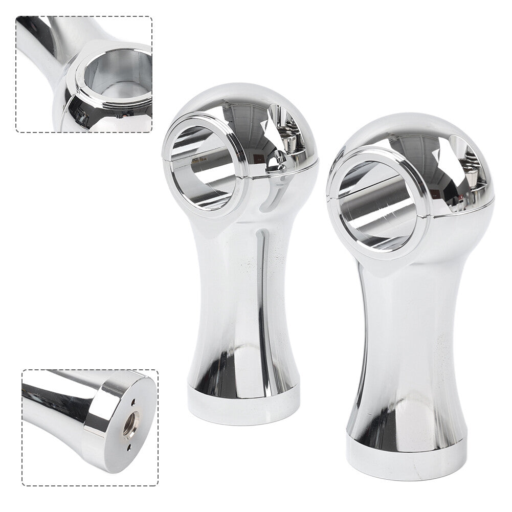 1-1/4 Handlebar Riser Clamp Mount Kit 4inch for Harley Dyna Softail