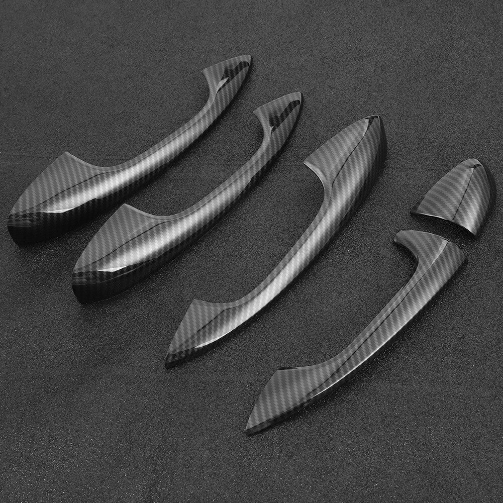 Hot Car Auto Carbon Fiber Style Door Handle Cover Trim for Benz C Class W205 GLC