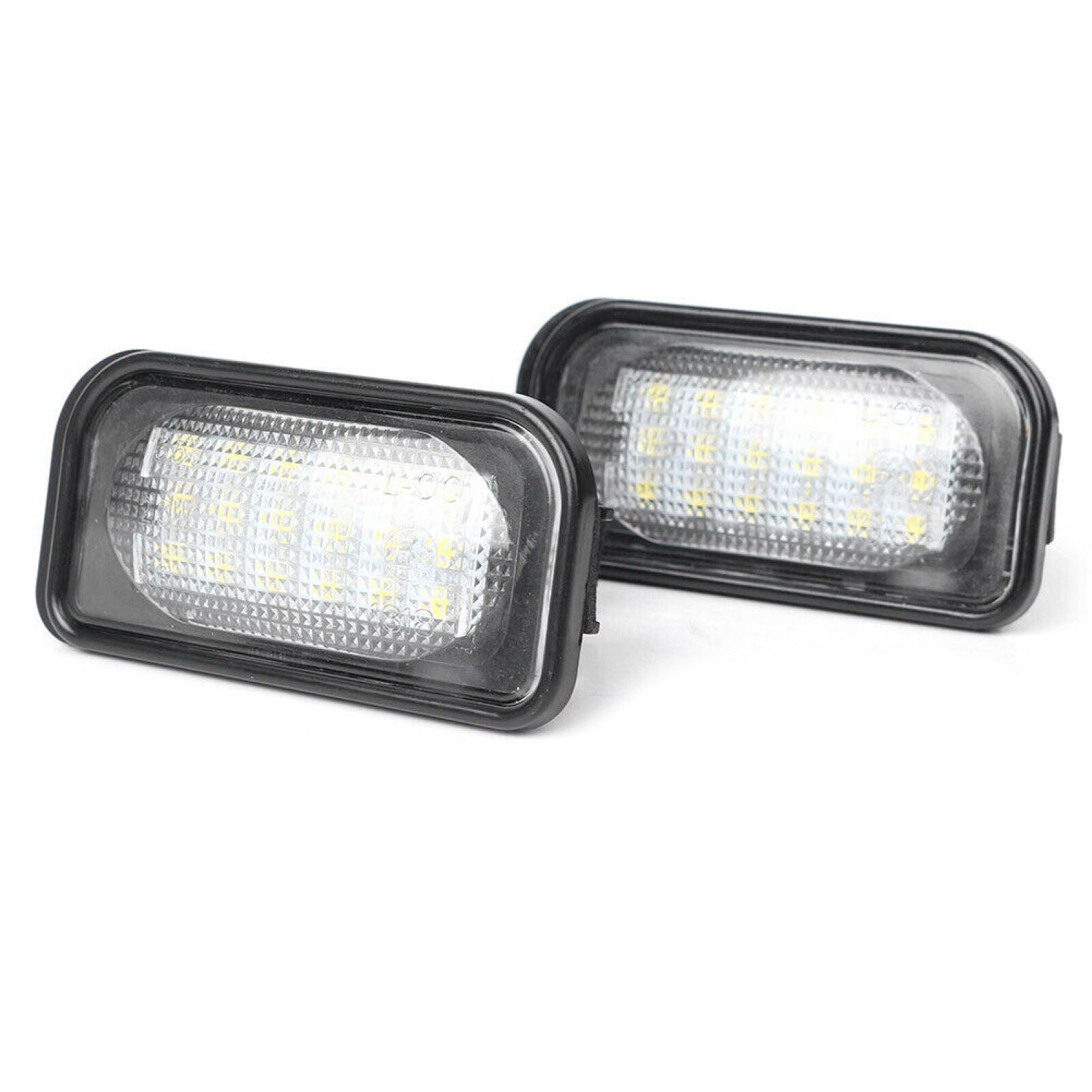 6000K LED License Plate Number Light Lamp for Mercedes-Benz W203 4D 2000-2007