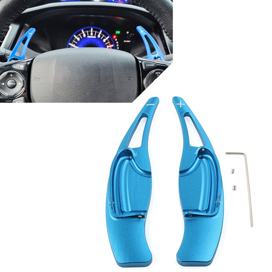 for Honda for Civic 9th 12-15 CRV Blue Steering Wheel Shift Paddle Shifter Extension