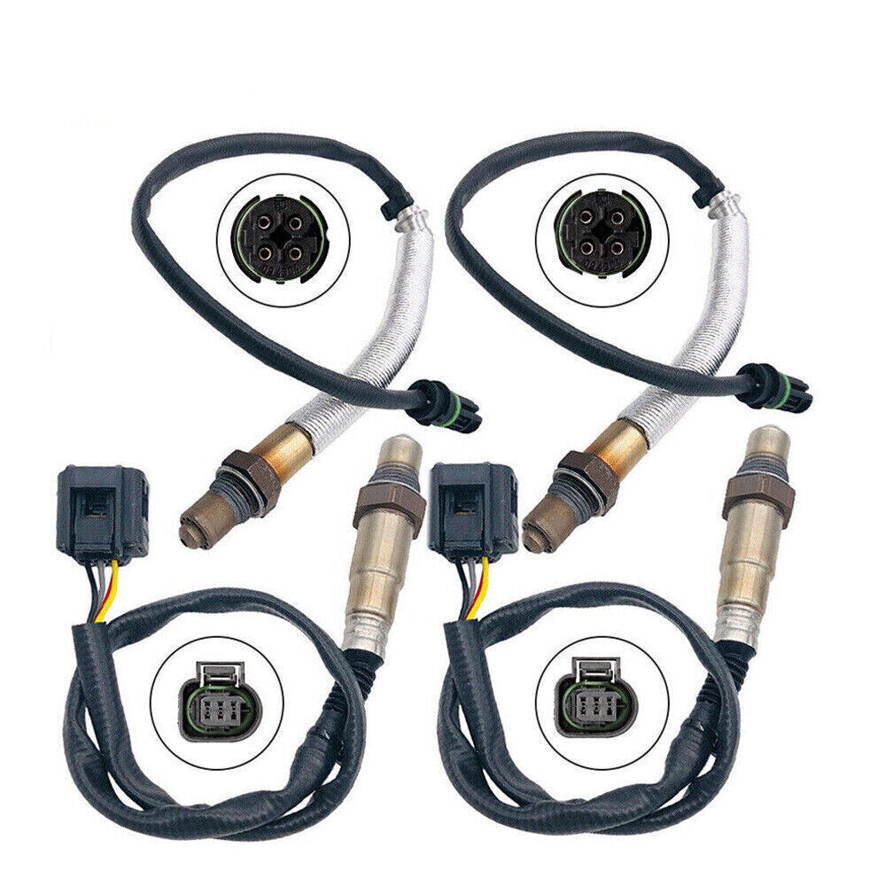 4x Oxygen O2 Sensor 1 2 For 2009-2015 for BMW 750li 4.4L Upstream Downstream US
