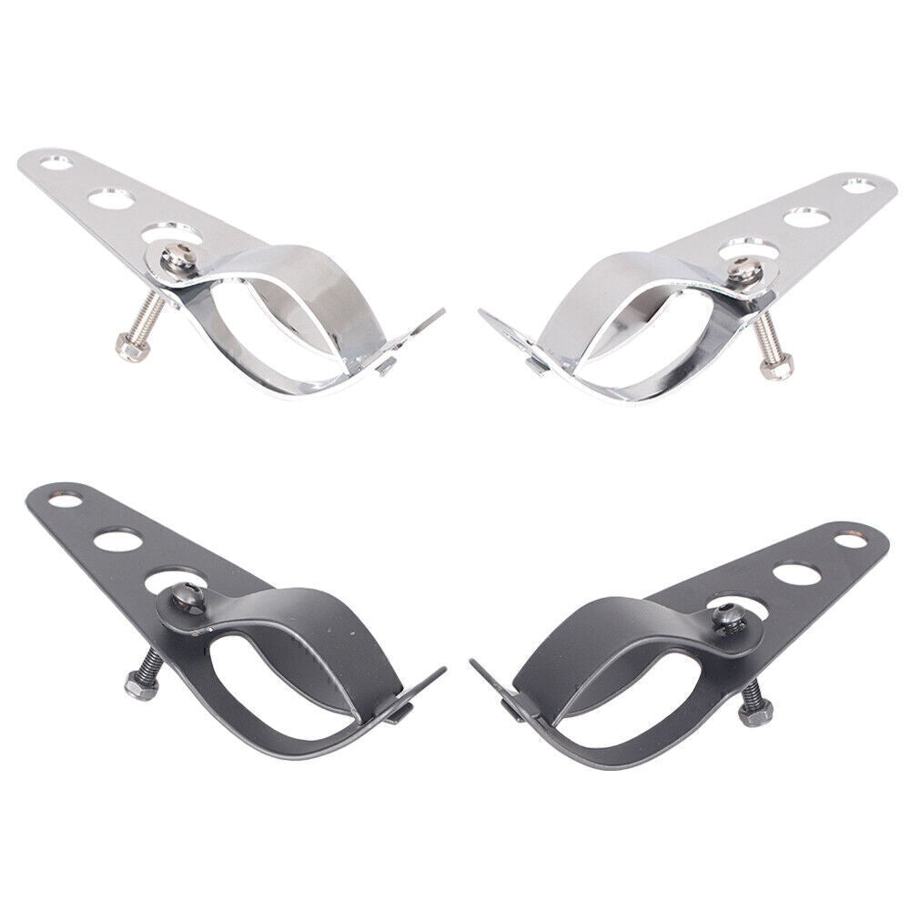 38-43mm Universal Headlight Mount Bracket Fork Ear or for Harley Chopper Cafe Racer