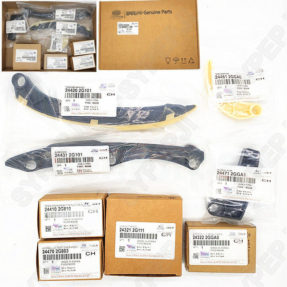 Hydraulic guide for timed chain kit tensioner for Hyundai for Kia 243212G111 243222GGA0