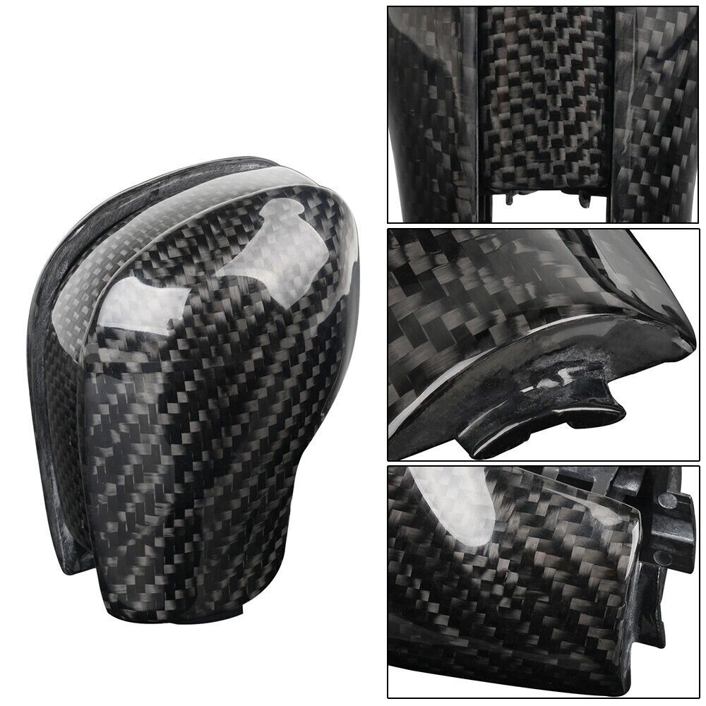 Shift Knob Gear Side Cover Carbon Fiber for VW for Golf for Jetta MK6 MK7 for Passat B7 B8