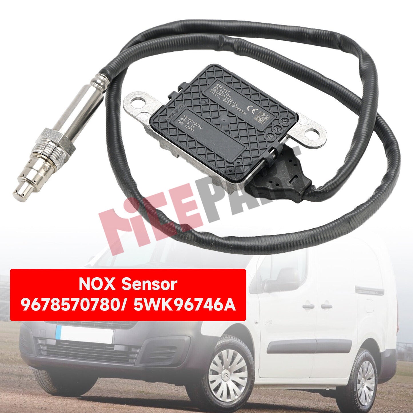 NEW 9678570780 Nox Nitrogen Oxide Sensor compatible for Citroen for Peugeot 1.6, Diesel