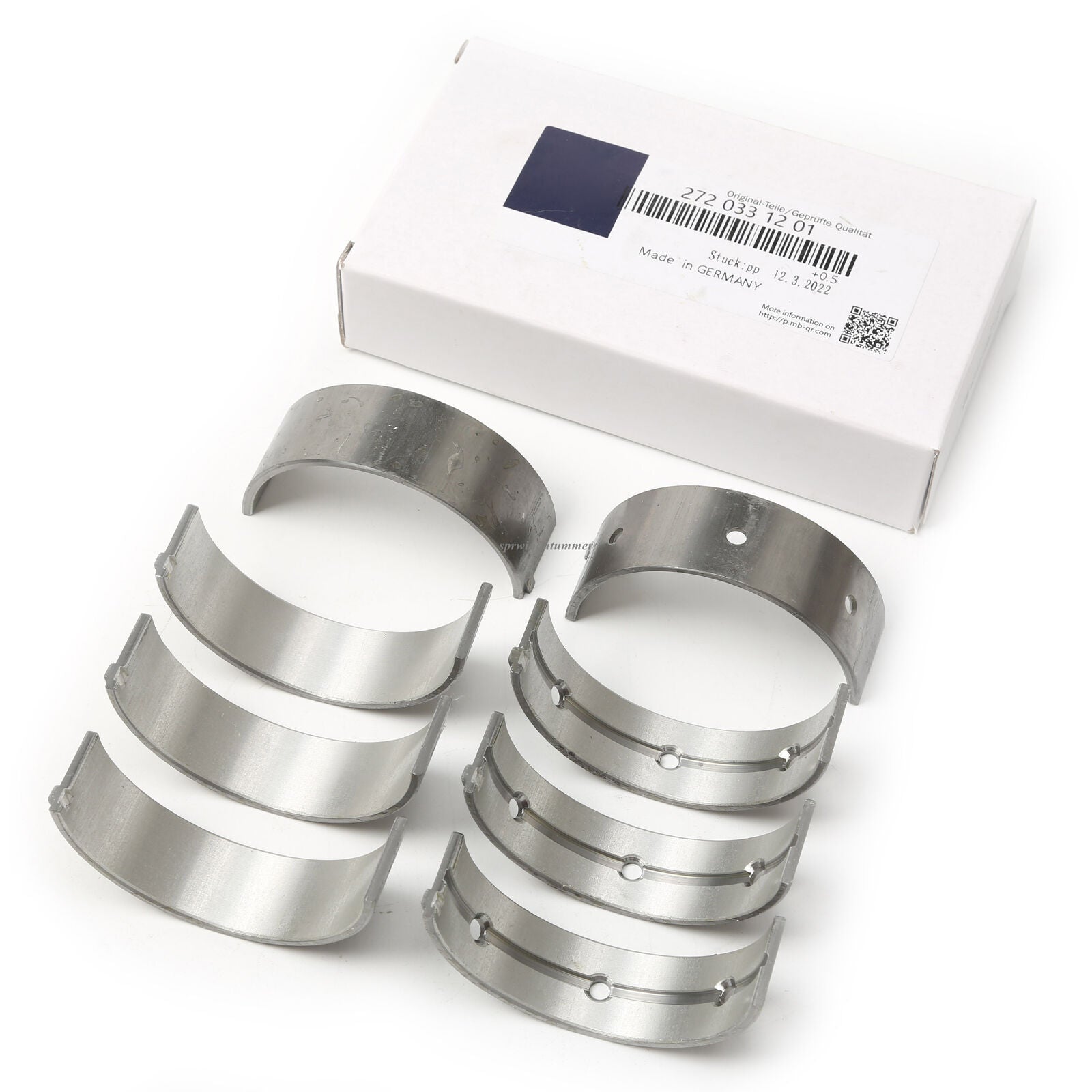8pcs Main Crankshaft Bearing Set for Mercedes-Benz W211 W164 ML350 M272 3.5