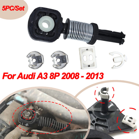 5PC Gear Shifter Cable Selector Mechanism Sliding Shoe for Audi A3 8P 2008-2013