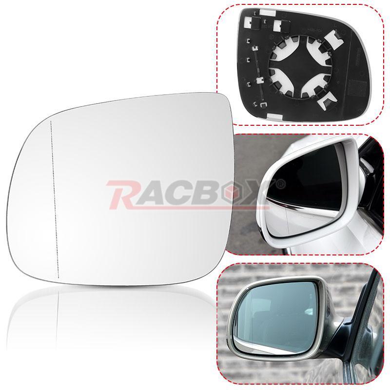 Mirror Glass with Backing Heated for 09-17 for Audi Q5 2010-2015 Q7 Driver Left Side