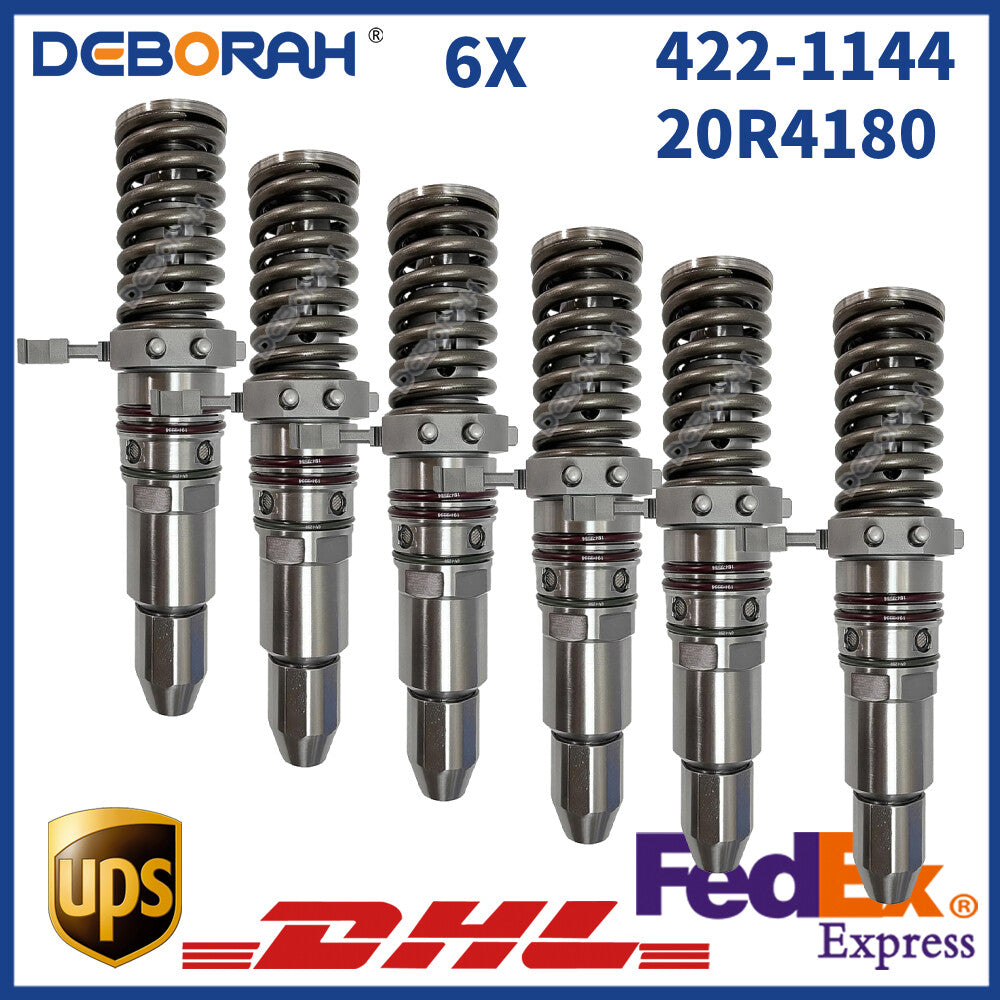 6X 422-1144 Fuel Injector 20R4180 for Caterpillar CAT 3606 3608 3612 3616 Engine