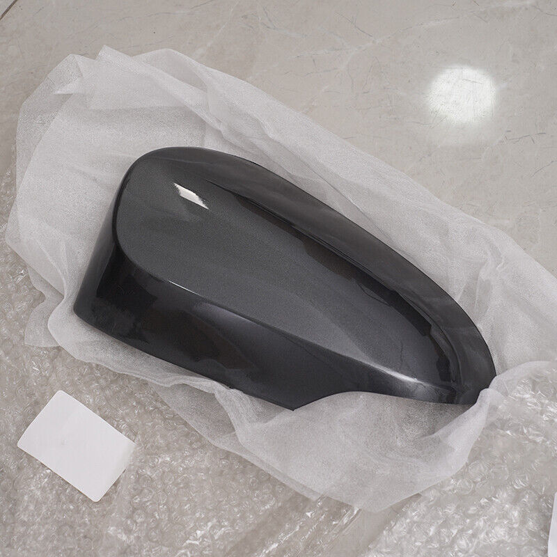 Left Side Fit for Toyota Yaris 2014-20 Grey Wing Rear Mirror Cover Cap