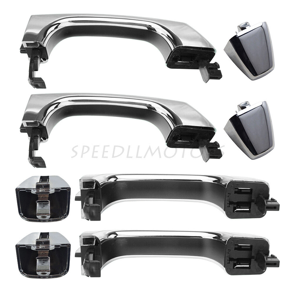 Front Rear Right Left Fit for Hummer H3 2006-2010 Outside Door Handle All Chrome
