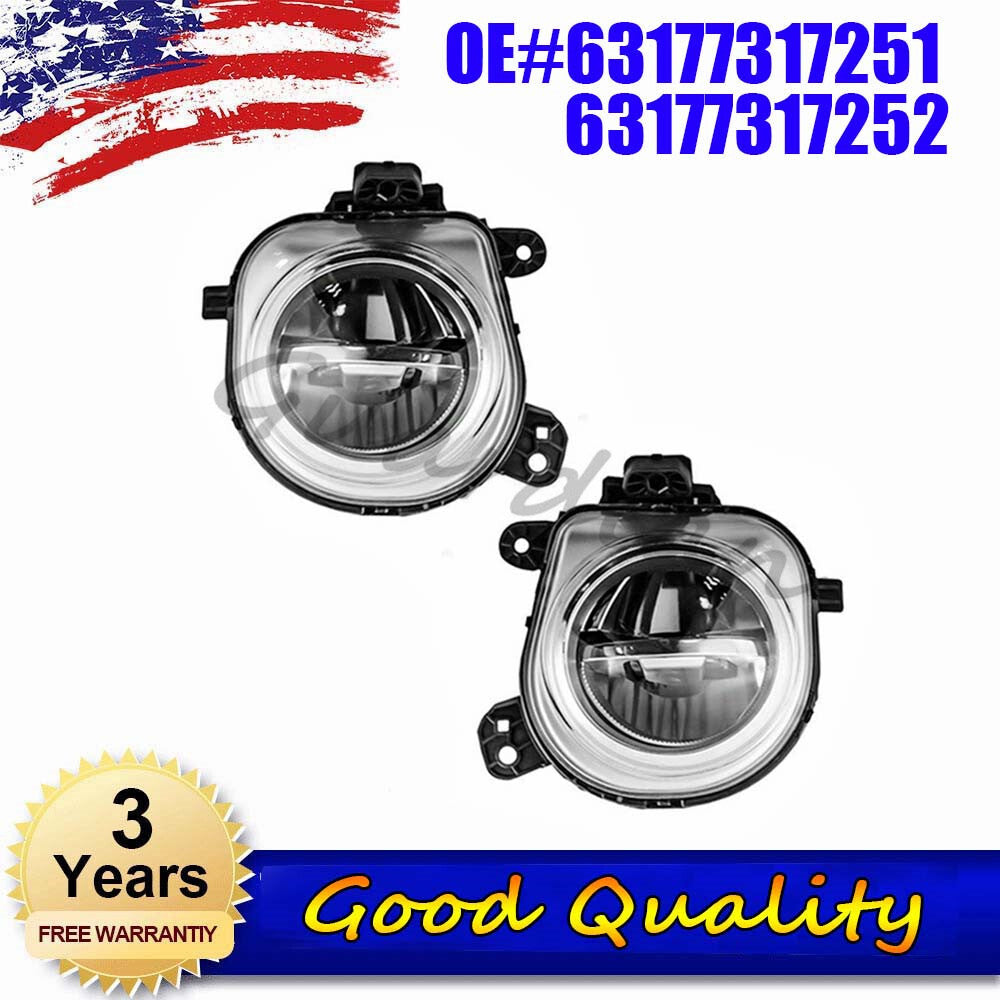 1 Pair Left Right Fog Light Lamp LED for BMW X3 F25 X4 F26 X5 F15 F85 X6 F16